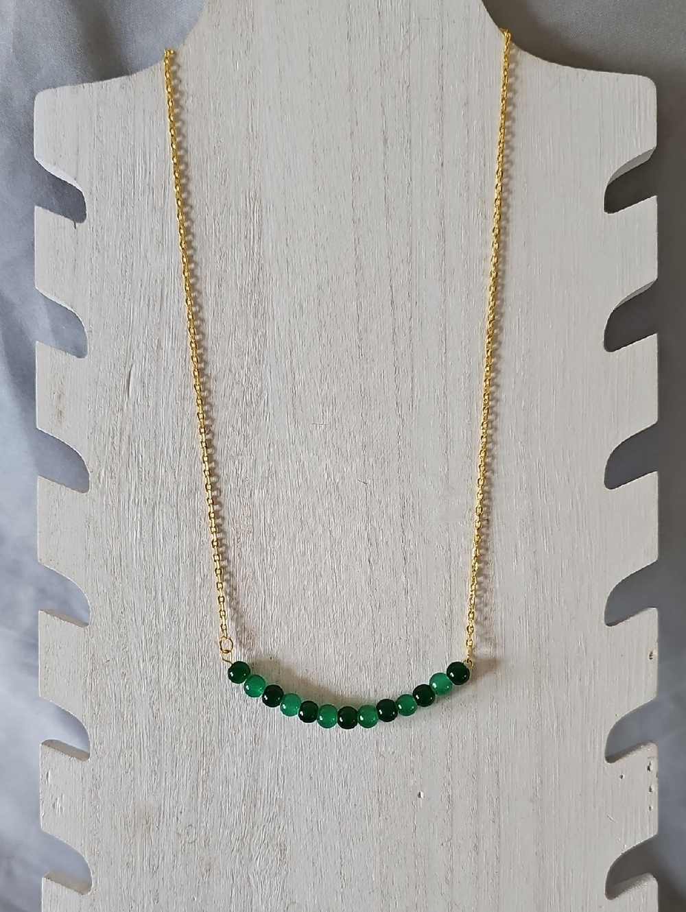 Green Bead Necklace